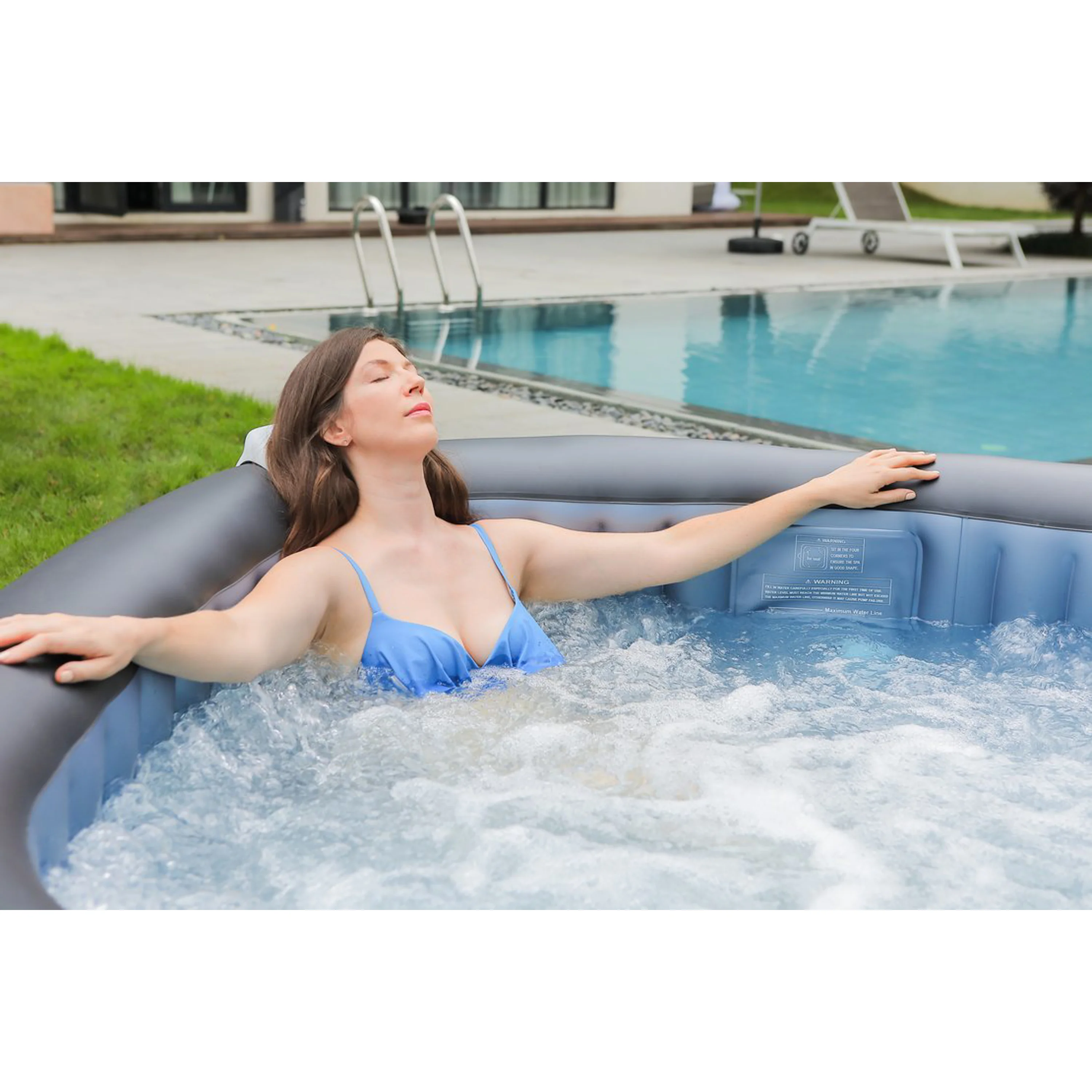 Mspa | Vířivý bazén MSPA Tekapo C-TE041 – šedý okraj | 11400265 Obrázek