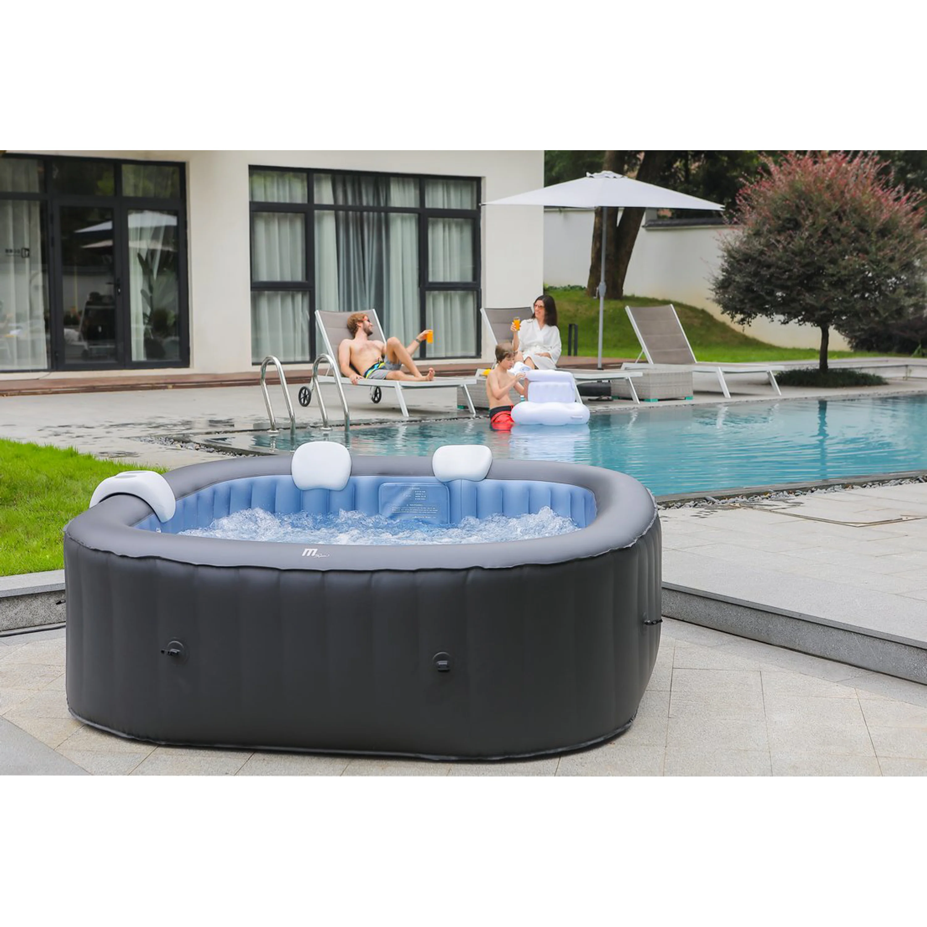 Mspa | Vířivý bazén MSPA Tekapo C-TE041 – šedý okraj | 11400265 Obrázek