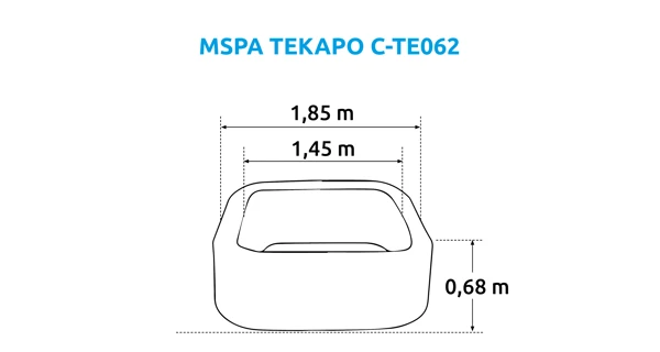 Vířivý bazén MSPA Tekapo C-TE062 (zánovní)
