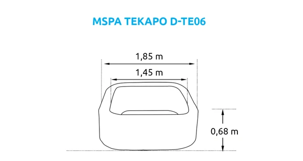 Vířivý bazén MSPA Tekapo D-TE06