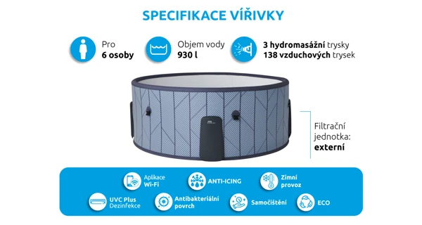 Vířivý bazén MSPA Tidal ECO F-TD066WE
