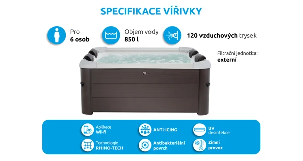 Vířivý bazén MSPA Tribeca F-TR062W
