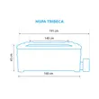 Vířivý bazén MSPA Tribeca F-TR062W
