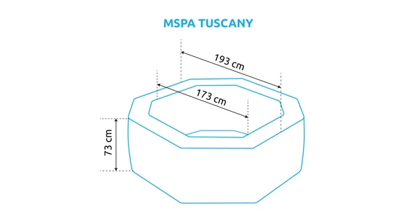 Vířivý bazén MSPA Tuscany F-TU062W