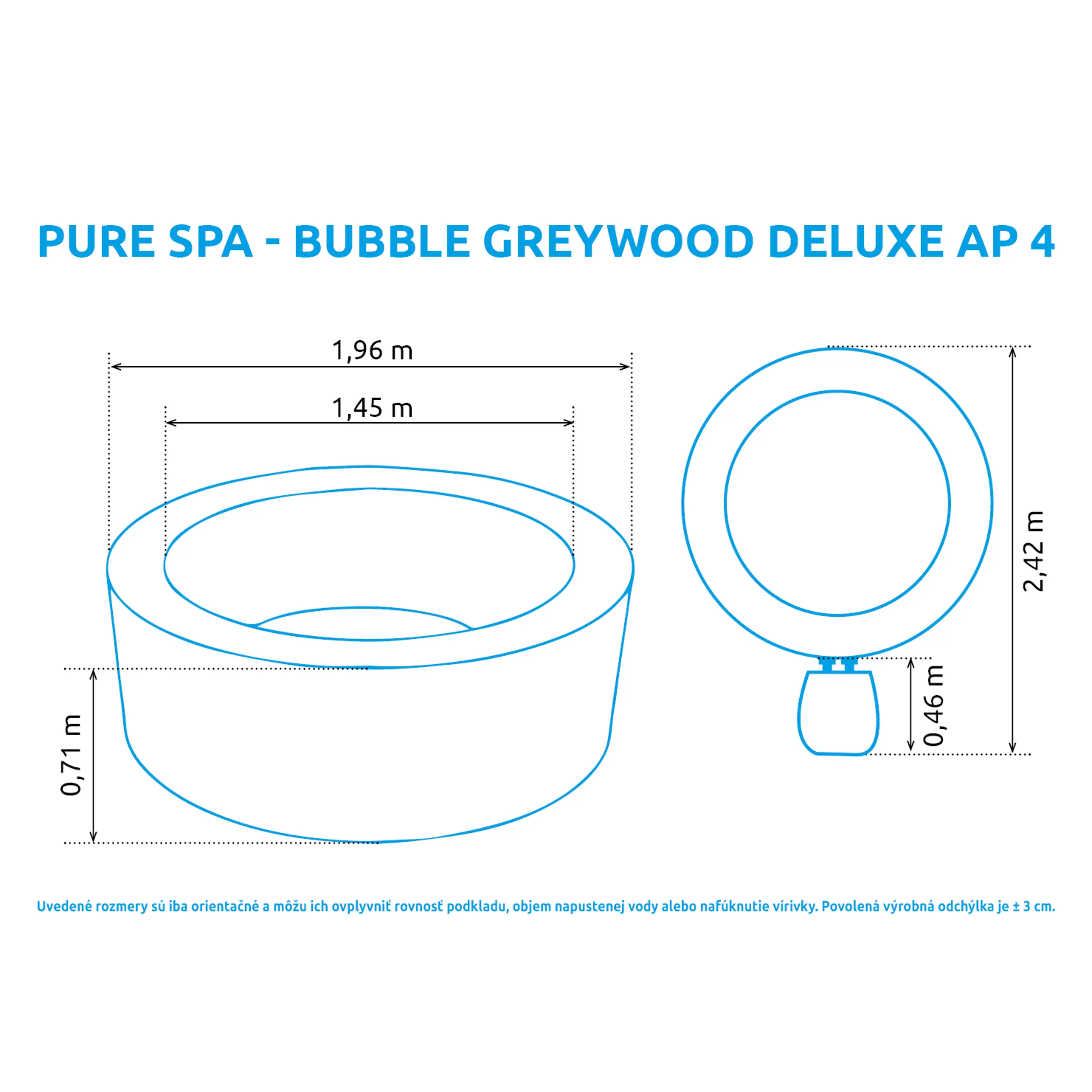 Intex 28440 Purespa Greywood Deluxe HWS 800 Obrázek