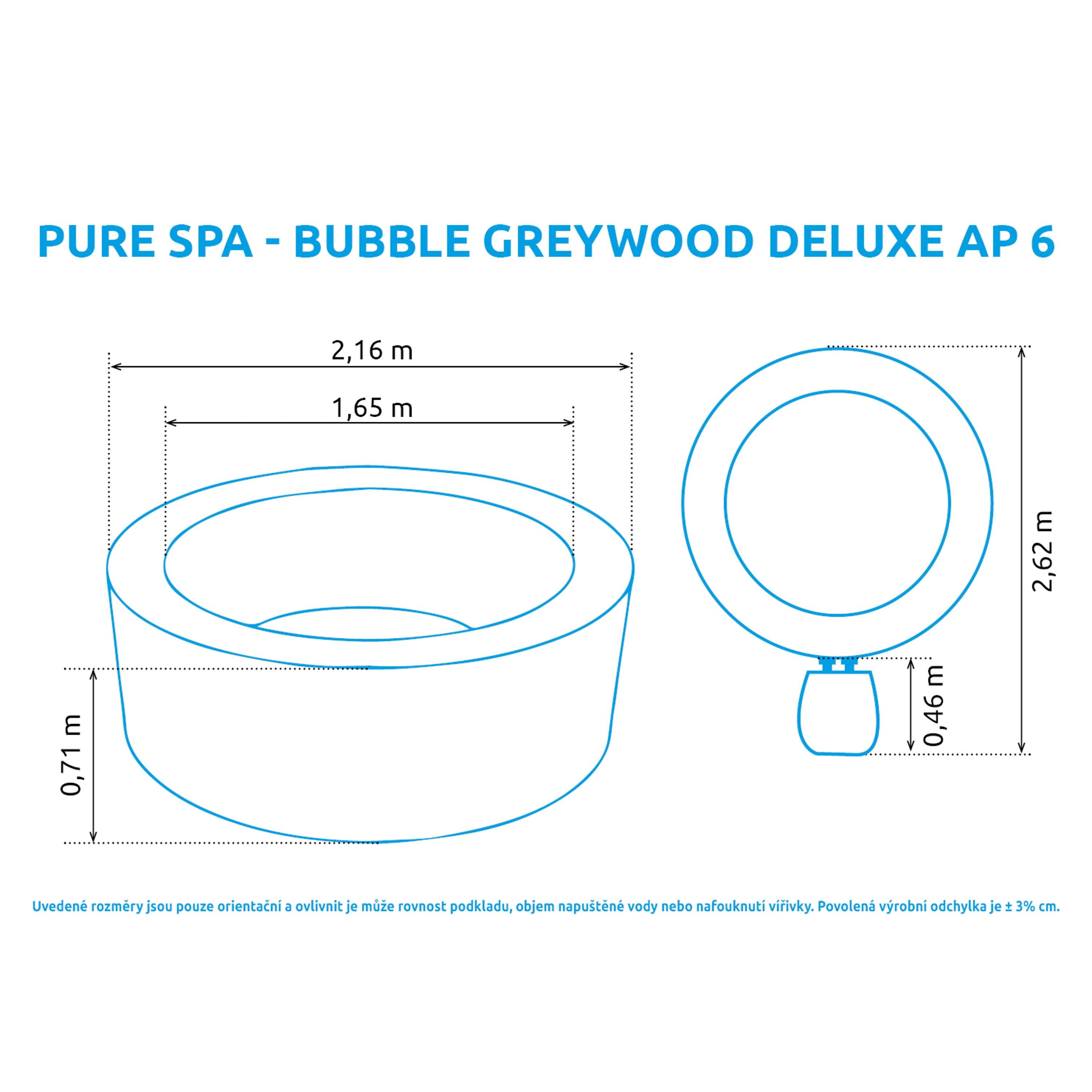 Intex 28442 Purespa Greywood Deluxe HWS 1100 Obrázek