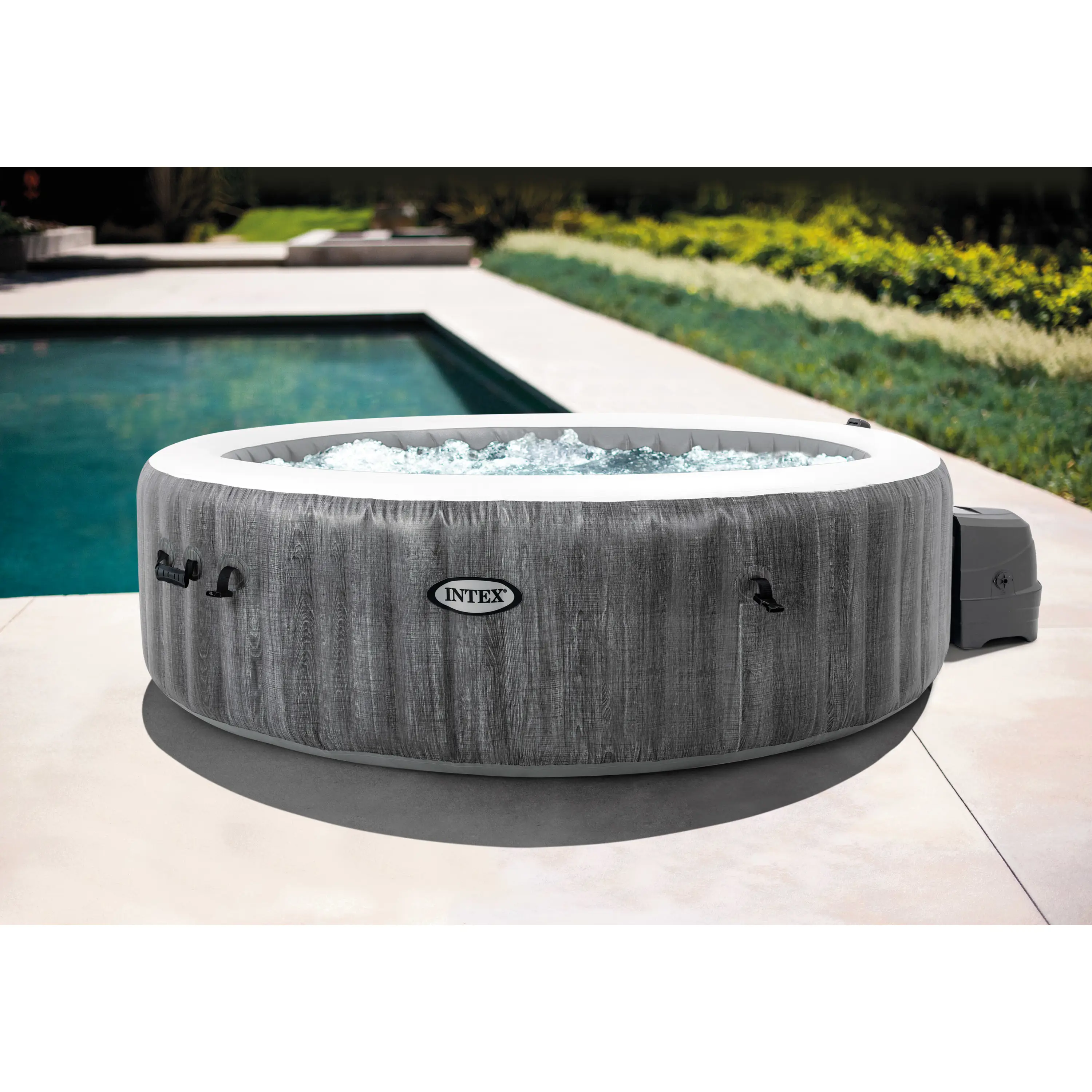Intex 28442 Purespa Greywood Deluxe HWS 1100 Obrázek
