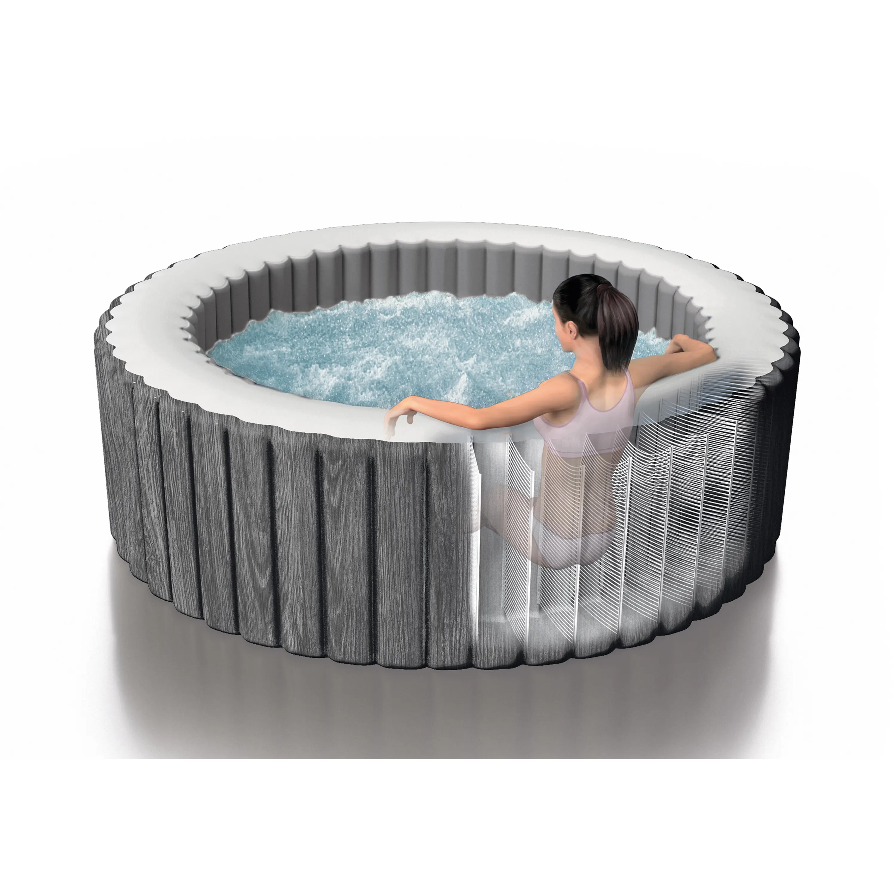 Intex 28442 Purespa Greywood Deluxe HWS 1100 Obrázek