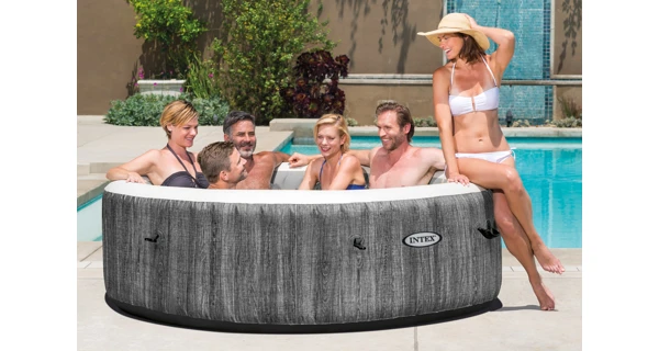 Vířivý bazén Pure Spa - Bubble Greywood Deluxe AP 6 + výhodná sada příslušenství
