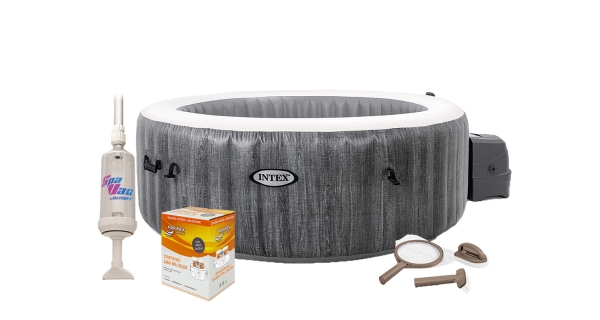 Vířivý bazén Pure Spa - Bubble Greywood Deluxe AP 6 + výhodná sada příslušenství