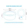 Vířivý bazén Pure Spa Bubble HWS 8 NP (poškozený obal)