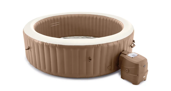 Vířivý bazén Pure Spa Bubble HWS 8 NP + Solární sprcha UNO 35 l hliníková s LED světlem