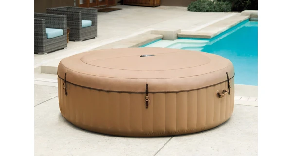 Vířivý bazén Pure Spa Bubble HWS 8 NP + Solární sprcha UNO 35 l hliníková s LED světlem