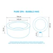 Vířivý bazén Pure Spa - Bubble HWS