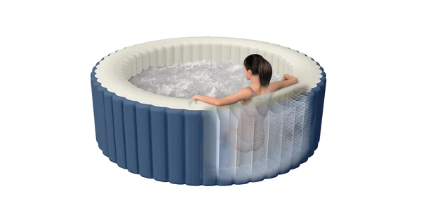 Vířivý bazén Pure Spa - Bubble HWS, modrý