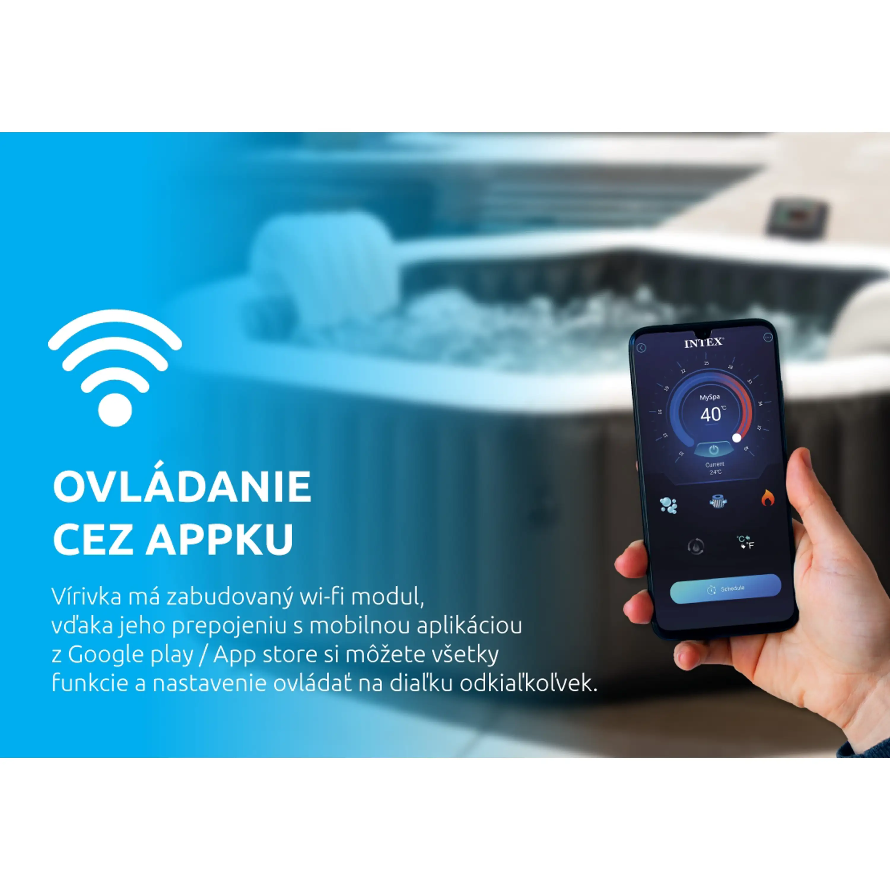 Intex | Vířivý bazén Pure Spa Chevron Deluxe 4 NP | 11400291 Obrázek