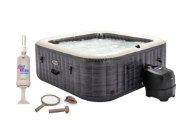 Vířivý bazén Pure Spa Greystone Deluxe Bubble Spa 4 NP + výhodná sada příslušenství