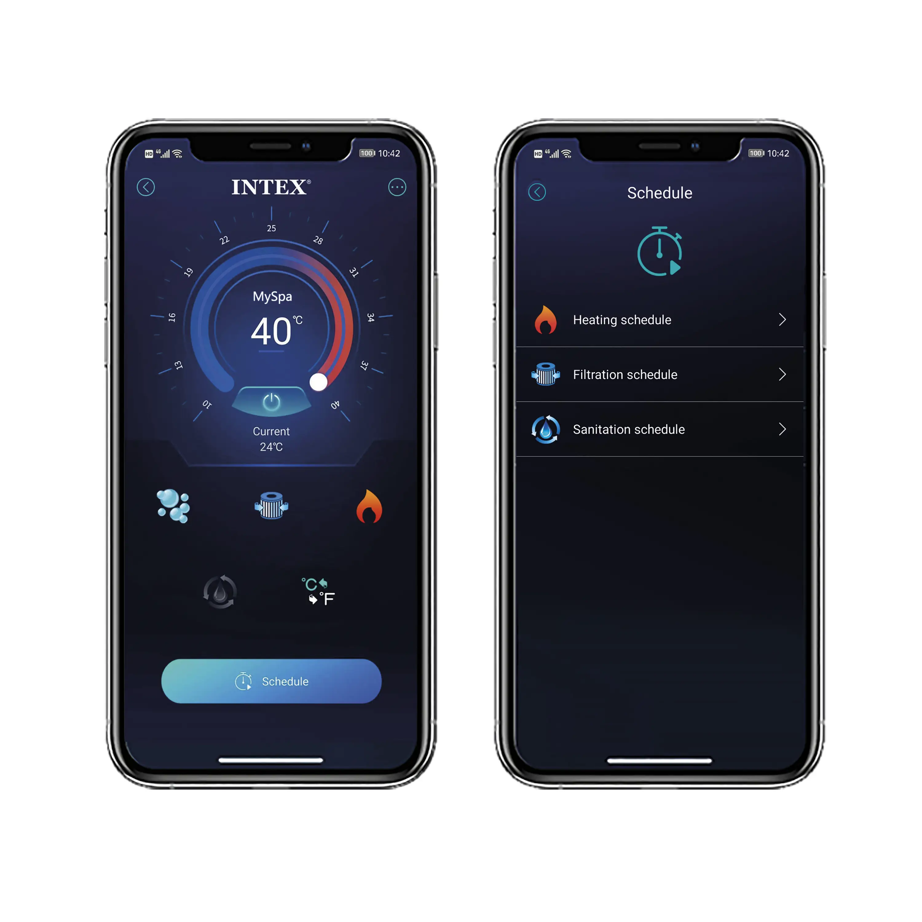 Intex | Vířivý bazén Pure Spa Greystone Deluxe Bubble Spa 6 NP | 11400295 Obrázek