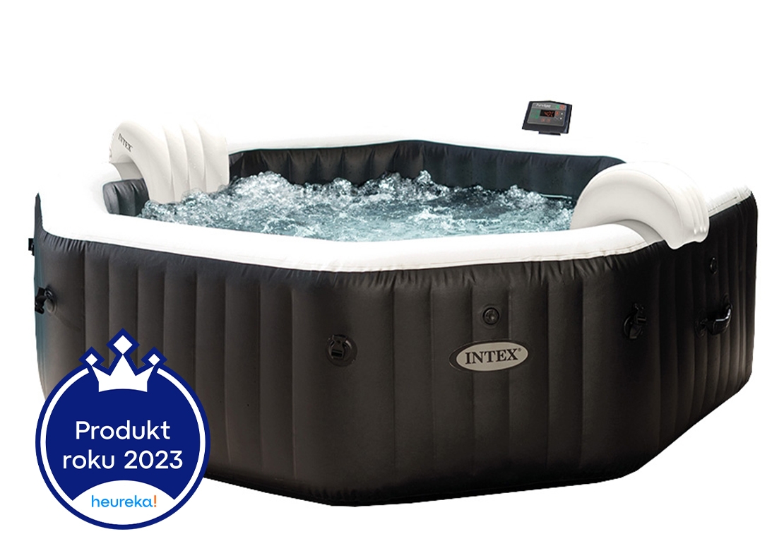 Intex 28458 PureSpa Jet & Bubble Deluxe Octagon Obrázek