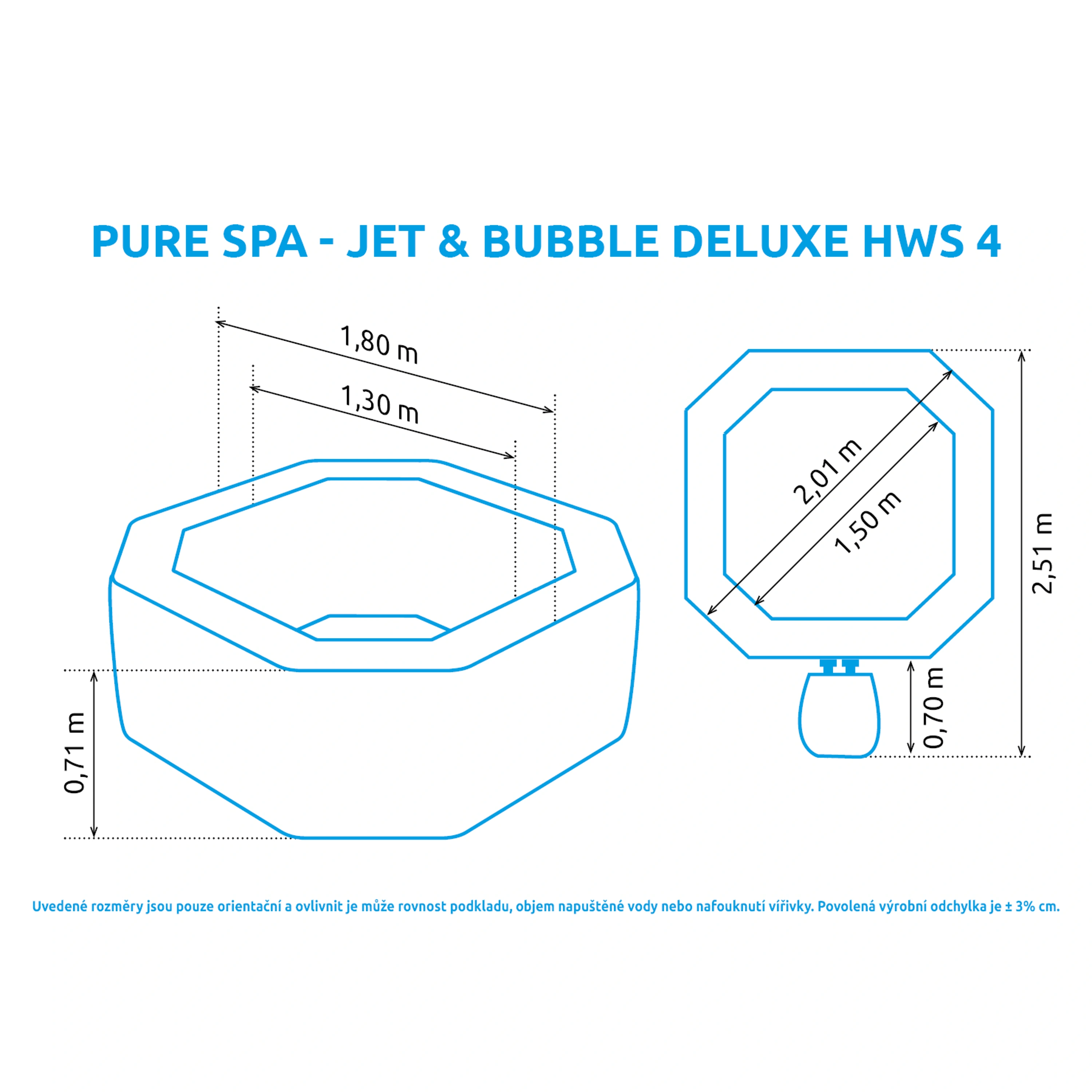 Intex 28458 PureSpa Jet & Bubble Deluxe Octagon Obrázek