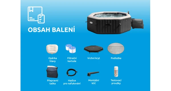 Vířivý bazén Pure Spa - Jet & Bubble Deluxe HWS 4 (Rozbaleno)