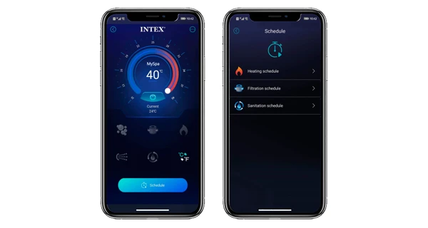 Vířivý bazén Pure Spa - Jet & Bubble Deluxe HWS 4 + Solární sprcha UNO 35 l hliníková s LED světlem