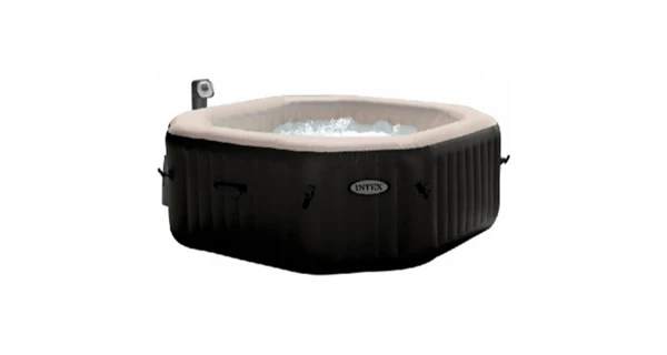 Vířivý bazén Pure Spa - Jet & Bubble Deluxe HWS 4 + Solární sprcha UNO 35 l hliníková s LED světlem