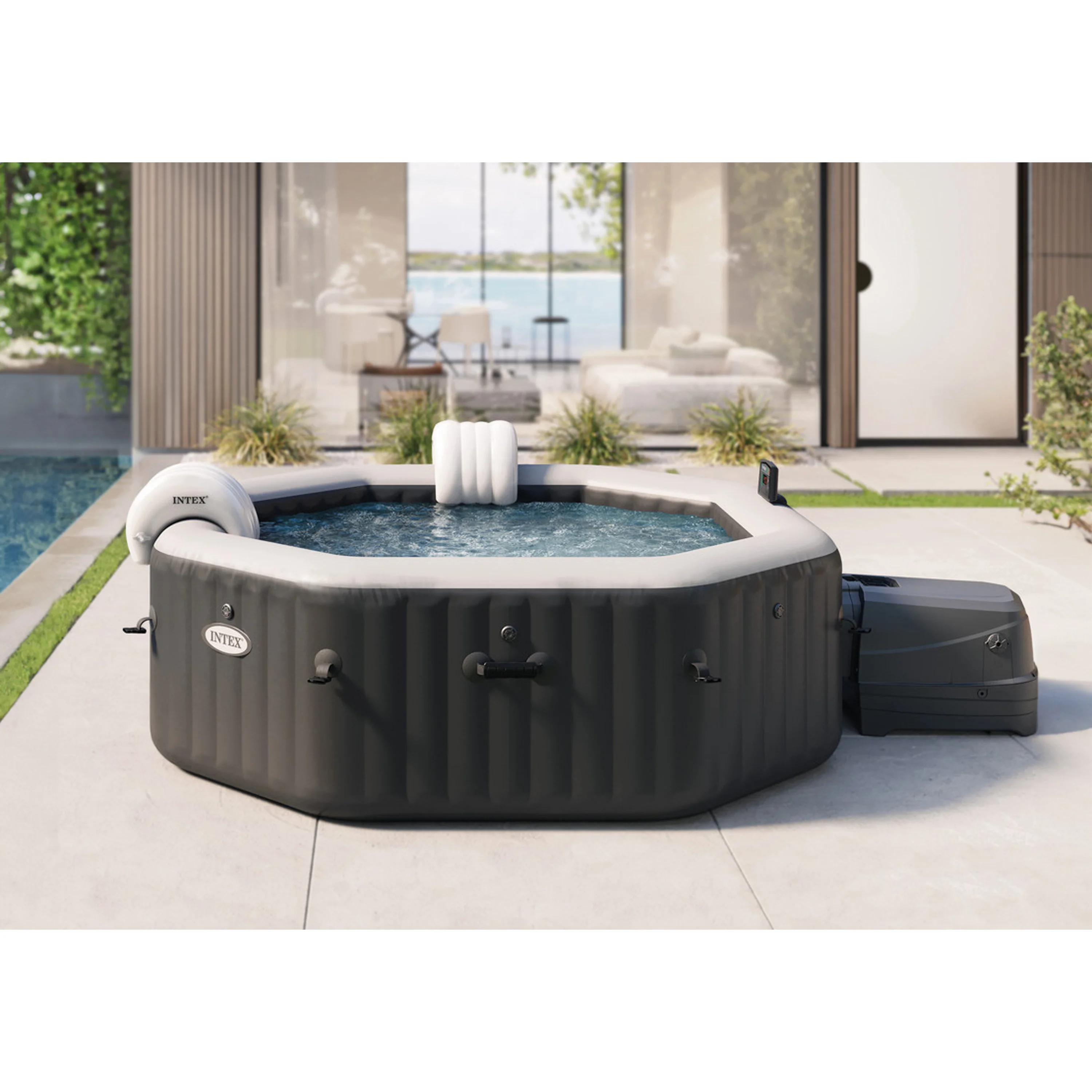 Intex 28462 PureSpa Jet & Bubble Deluxe Octagon Obrázek