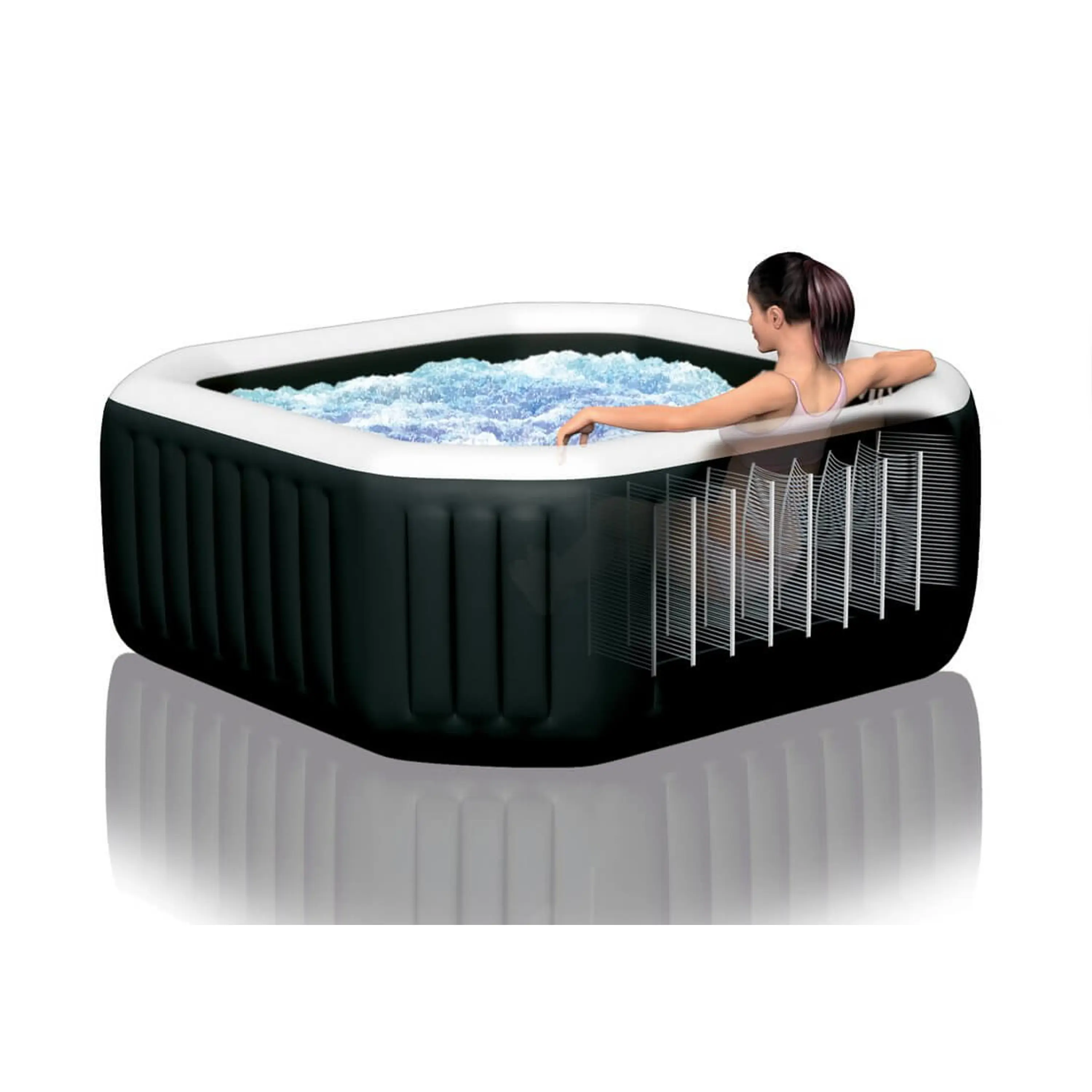 Intex 28462 PureSpa Jet & Bubble Deluxe Octagon Obrázek