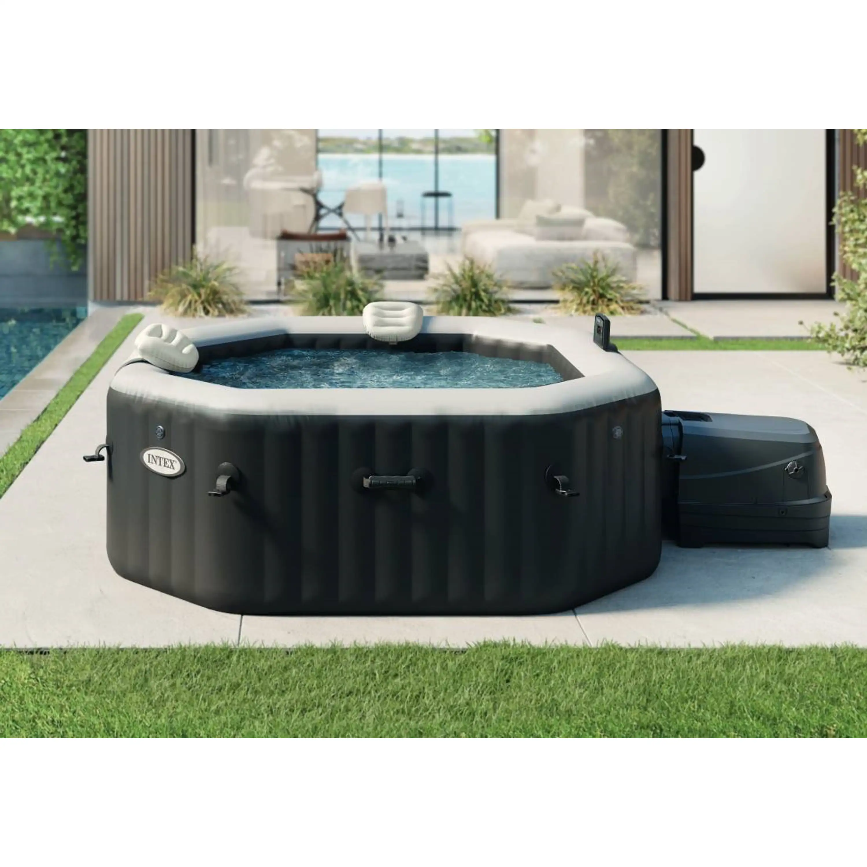 Intex 28462 PureSpa Jet & Bubble Deluxe Octagon Obrázek