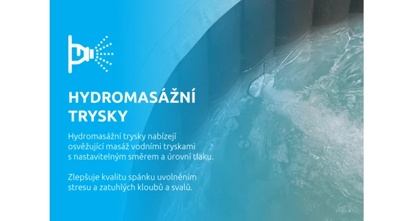 Vířivý bazén Pure Spa - Jet & Bubble Deluxe HWS 6 (zalepený plášť)