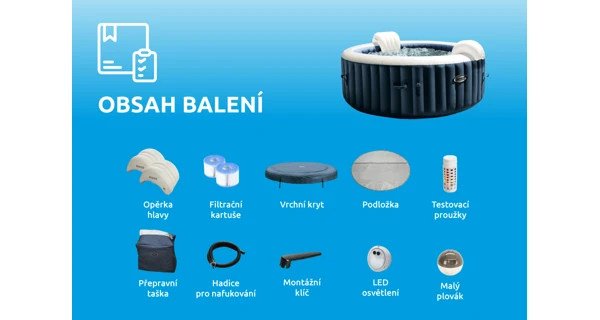 Vířivý bazén Pure Spa Plus (poškozený obal)