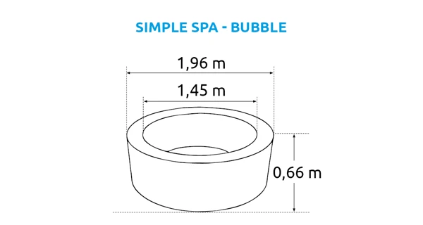 Vířivý bazén Simple Spa - Bubble (Zánovní)