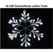Vločka sněhová - 36 LED - studená bílá