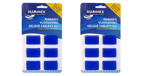 Vločkovací gelová tableta 2v1 Marimex - sada 2 ks