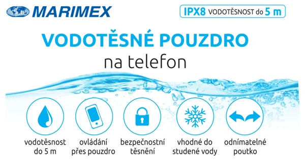 Voděodolný obal na mobil