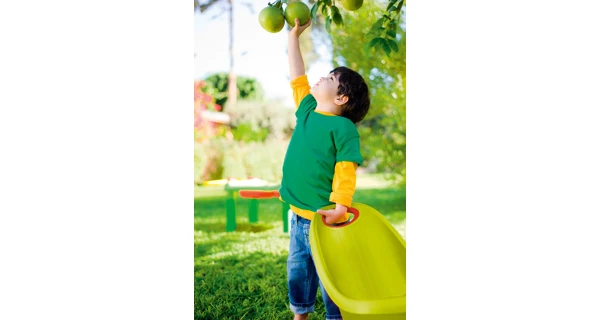 Vozík plastový - zelený