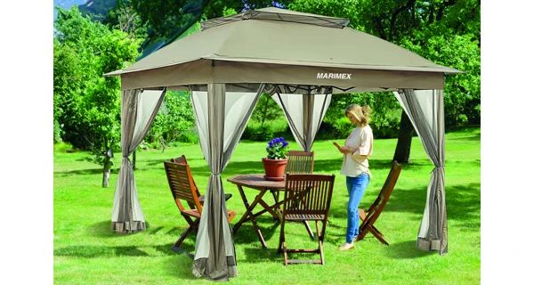 Zahradní altán Marimex Vista 3x3 m - béžový