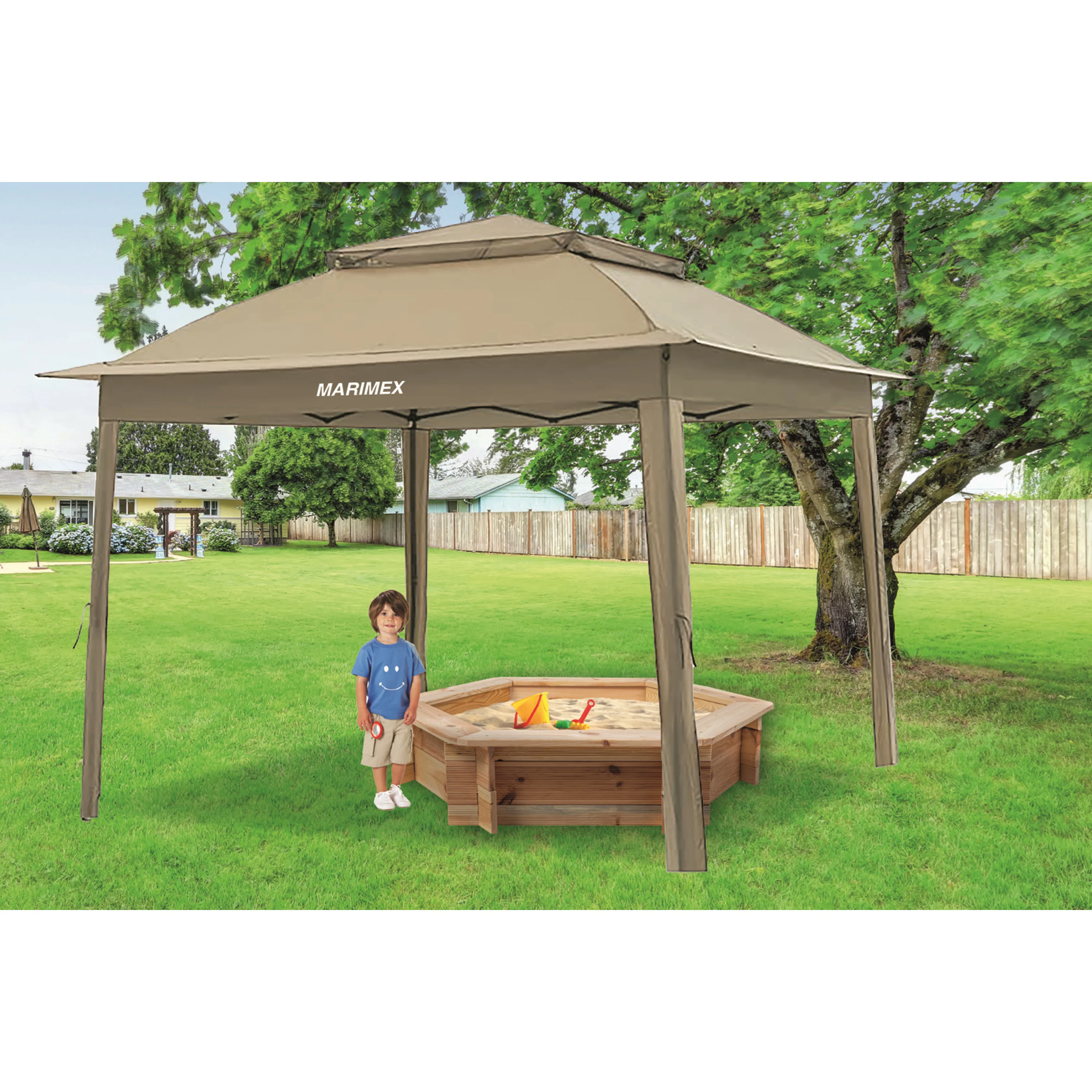 Marimex | Zahradní altán Marimex Vista 3x3 m - béžový | 10970574 Obrázek