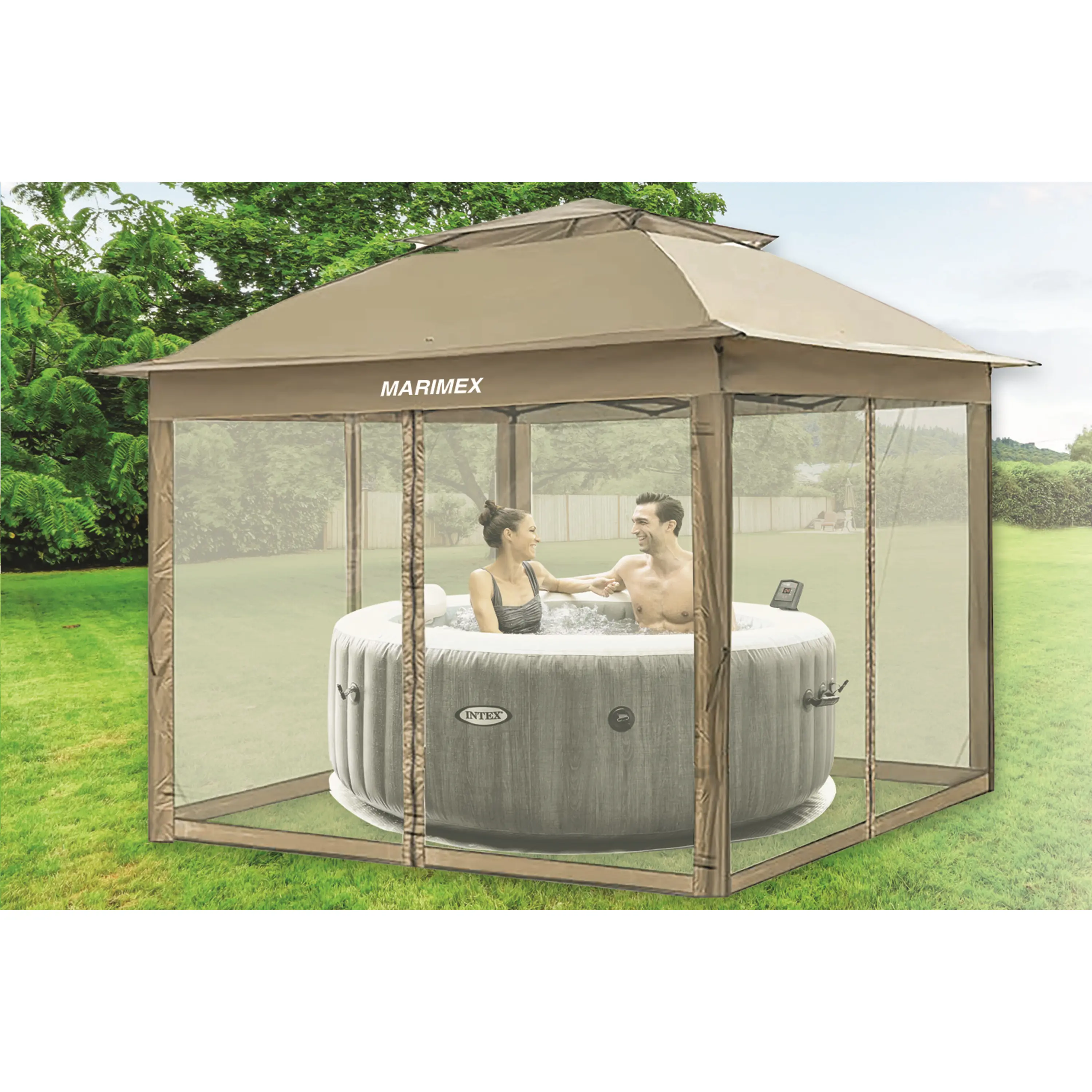 Marimex | Zahradní altán Marimex Vista 3x3 m - béžový | 10970574 Obrázek