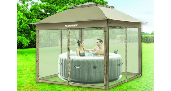 Zahradní altán Marimex Vista 3x3 m - béžový (poškozený obal)