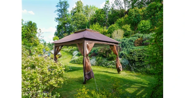 Zahradní altán Marimex Vista 3x3 m - hnědý