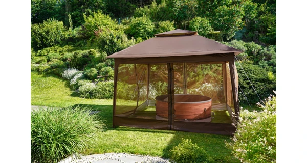 Zahradní altán Marimex Vista 3x3 m - hnědý