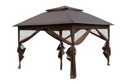 Zahradní altán Marimex Vista 3x3 m - hnědý