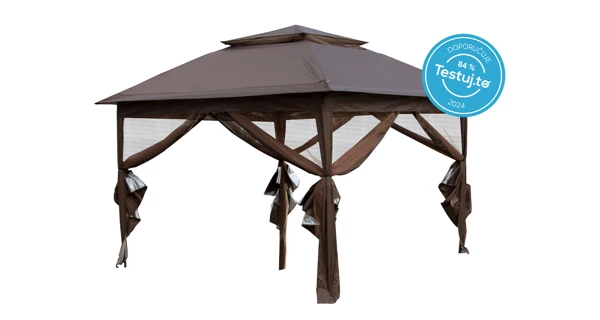 Zahradní altán Marimex Vista 3x3 m - hnědý