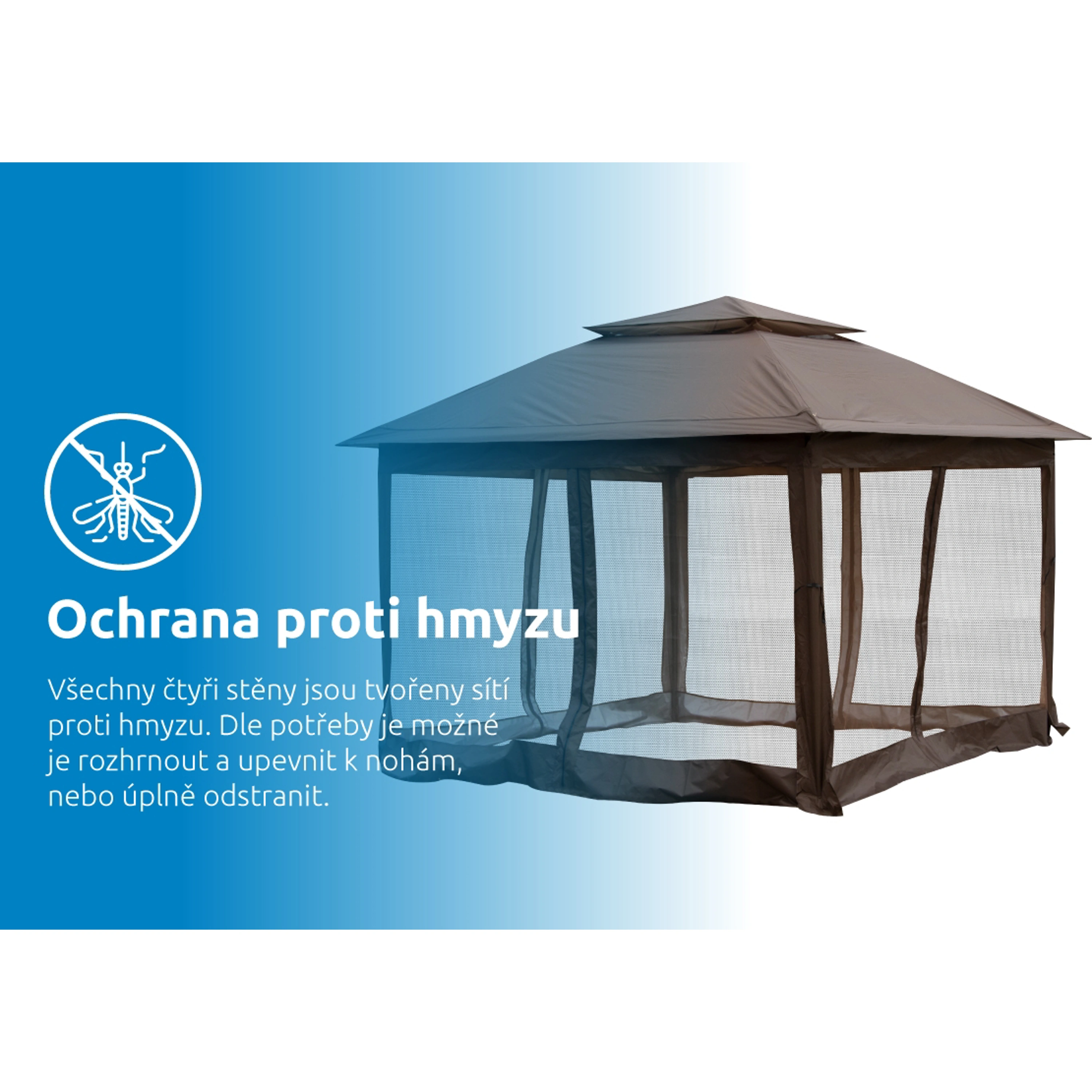 Marimex | Zahradní Altán Marimex Vista 3x3 m | 10970572 Obrázek