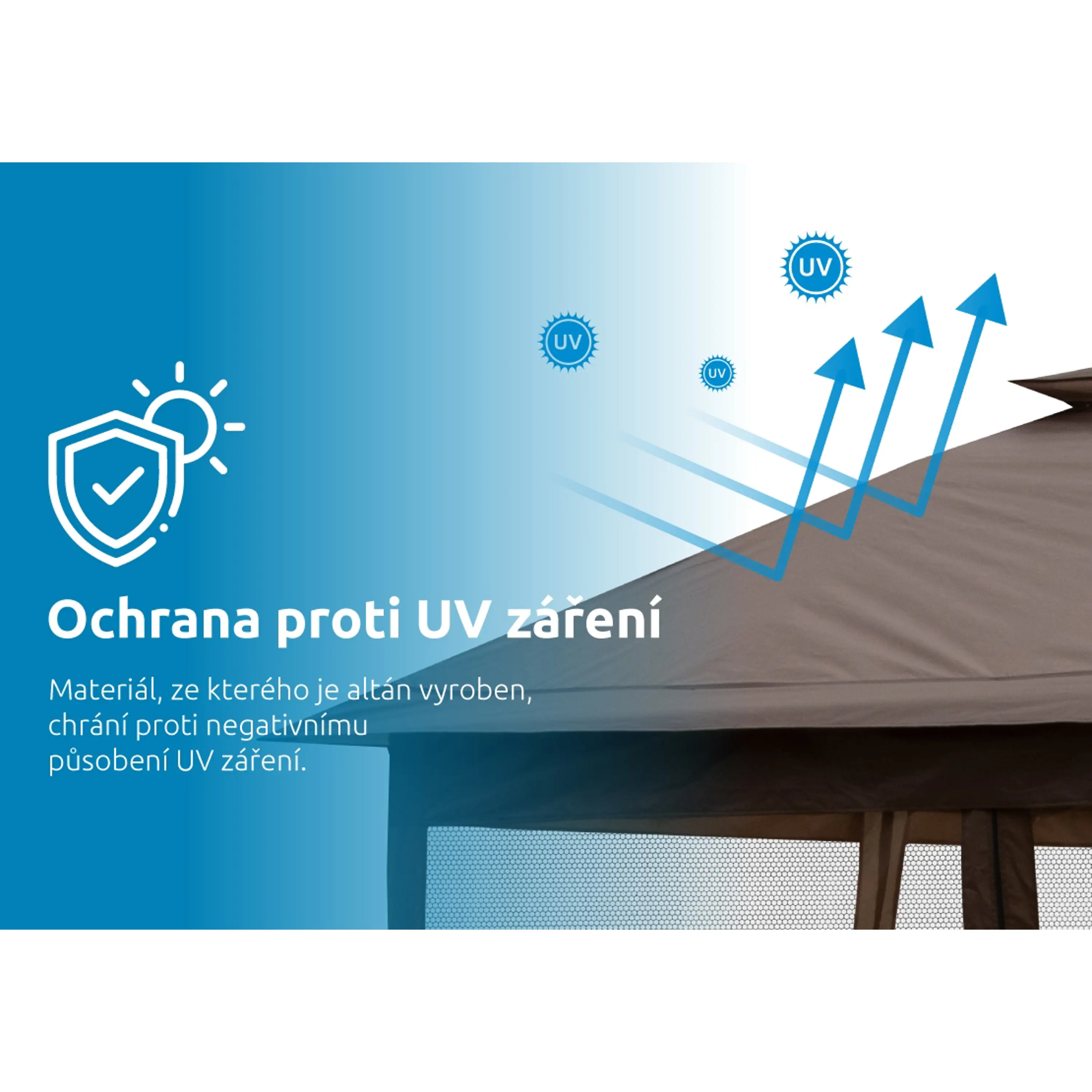 Marimex | Zahradní Altán Marimex Vista 3x3 m | 10970572 Obrázek