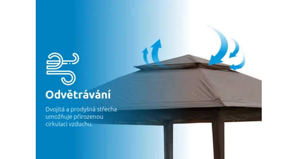 Zahradní altán Marimex Vista 3x3 m (poškozený obal)