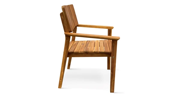 Zahradní křeslo Lucy - akácie, 2 ks