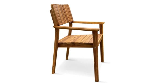 Zahradní křeslo Lucy - akácie, 2 ks